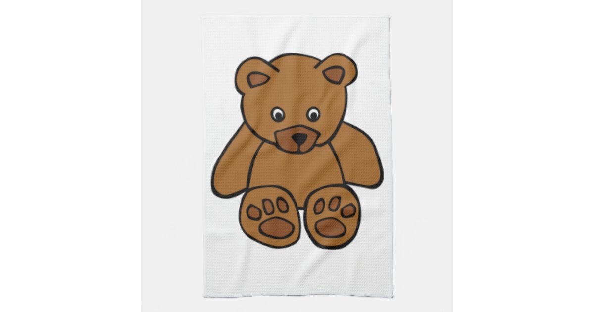 Brown Teddy Bear Towel Zazzle