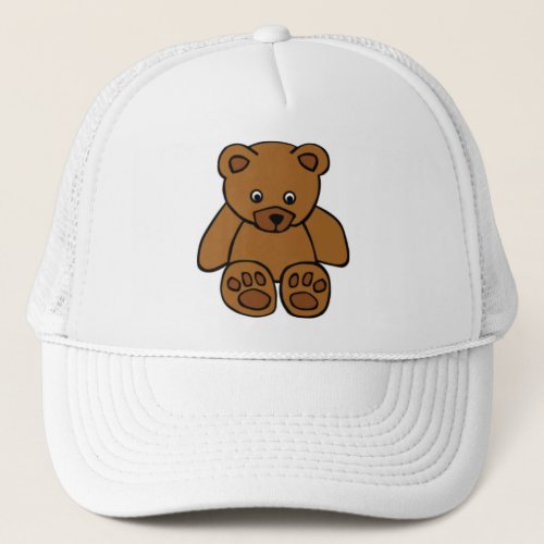 Brown Teddy Bear Trucker Hat