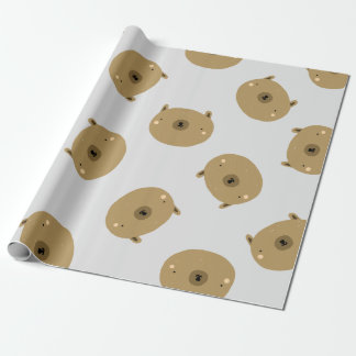 Brown teddy bear Wrapping Paper