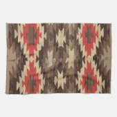 Brown/Terra Cotta Pattern Towel (Horizontal)