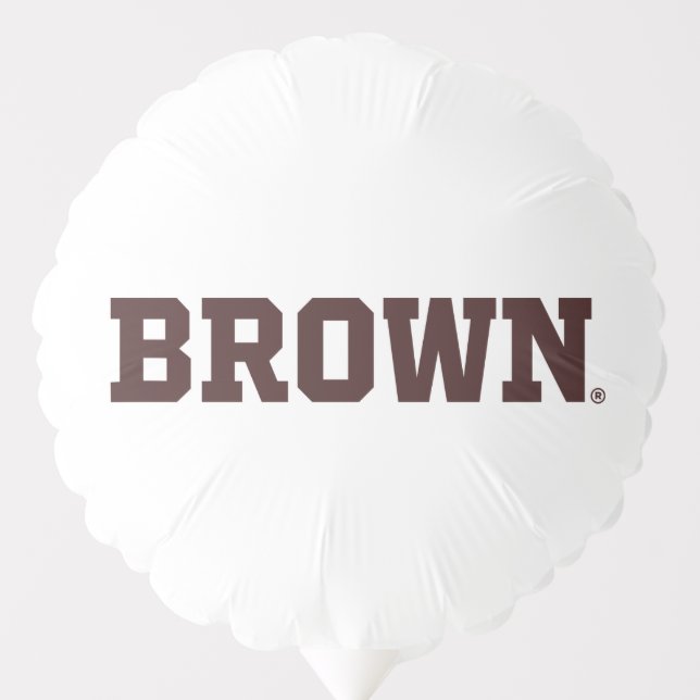 Brown Text Logo Balloon (Front)