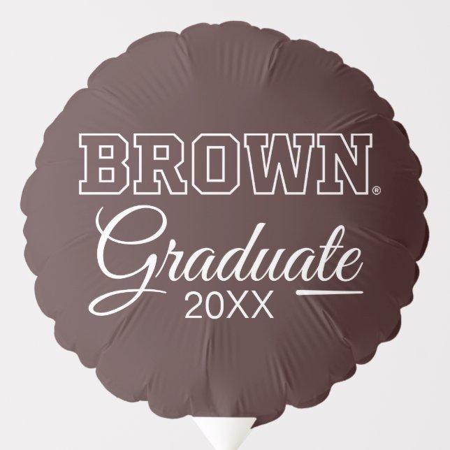 Brown Text Logo Balloon (Front)