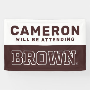 Brown Text Logo Banner