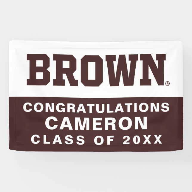 Brown Text Logo Banner (Horizontal)