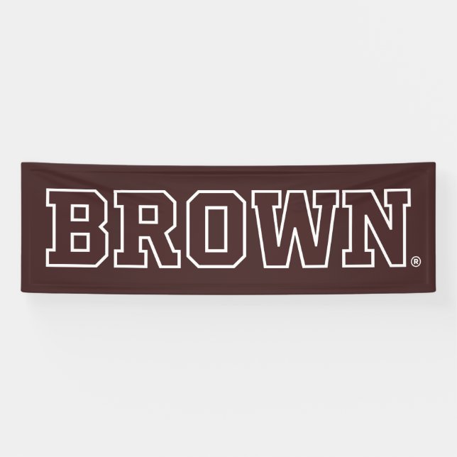 Brown Text Logo Banner (Horizontal)