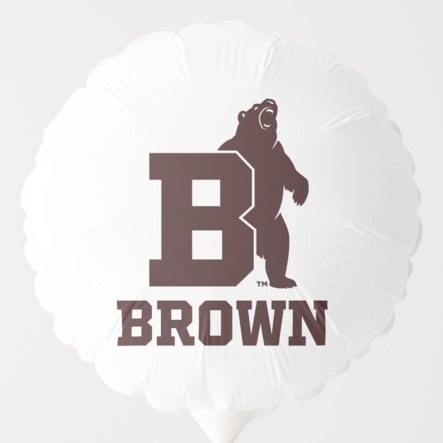 Brown Text Logo & Bear Balloon (Front)