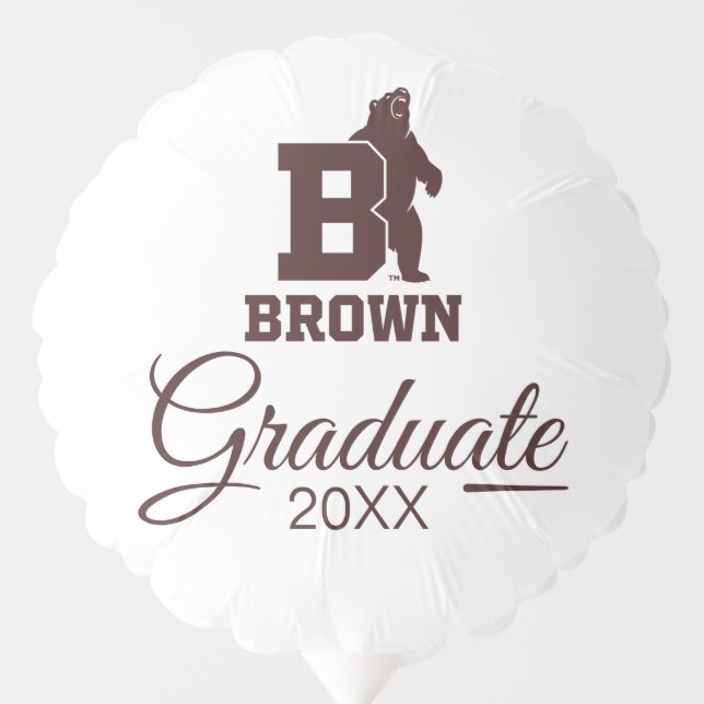 Brown Text Logo & Bear Balloon (Front)