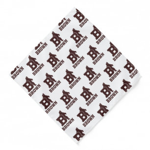 Brown Text Logo & Bear Bandana
