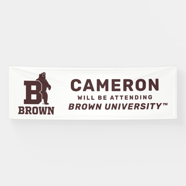 Brown Text Logo & Bear Banner (Horizontal)