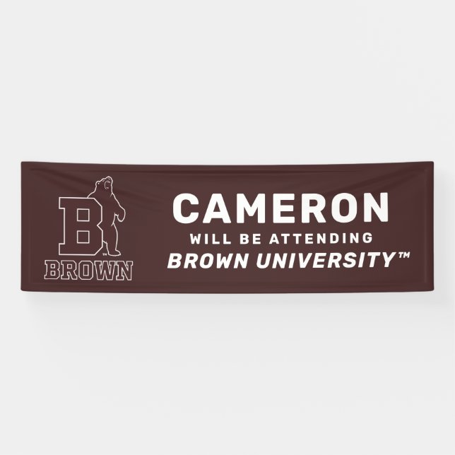 Brown Text Logo & Bear Banner (Horizontal)