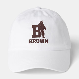 Brown Text Logo & Bear Hat