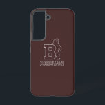 Brown Text Logo & Bear Samsung Galaxy S22 Case<br><div class="desc">Check out these Brown University designs! Get all the latest Brown Bear gear here. All of these Zazzle products are customizable with your class year,  name,  and club. These products make perfect gifts for the Brown University student,  alumni,  family,  friend,  or fan in your life.</div>