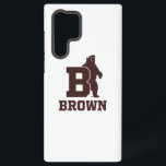 Brown Text Logo & Bear Samsung Galaxy S22 Ultra Case<br><div class="desc">Check out these Brown University designs! Get all the latest Brown Bear gear here. All of these Zazzle products are customizable with your class year,  name,  and club. These products make perfect gifts for the Brown University student,  alumni,  family,  friend,  or fan in your life.</div>