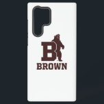 Brown Text Logo & Bear Samsung Galaxy S22 Ultra Case<br><div class="desc">Check out these Brown University designs! Get all the latest Brown Bear gear here. All of these Zazzle products are customizable with your class year,  name,  and club. These products make perfect gifts for the Brown University student,  alumni,  family,  friend,  or fan in your life.</div>
