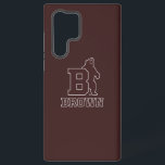 Brown Text Logo & Bear Samsung Galaxy S22 Ultra Case<br><div class="desc">Check out these Brown University designs! Get all the latest Brown Bear gear here. All of these Zazzle products are customizable with your class year,  name,  and club. These products make perfect gifts for the Brown University student,  alumni,  family,  friend,  or fan in your life.</div>