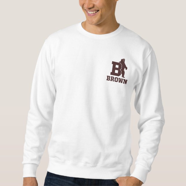 Brown Text Logo & Bear Sweatshirt (Front)