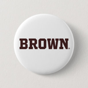 Brown Text Logo Button