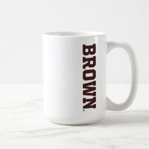 Brown Text Logo Coffee Mug