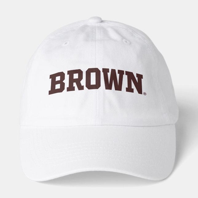 Brown Text Logo Hat (Front)