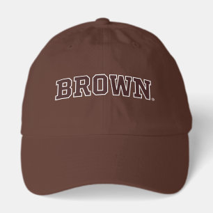 Brown Text Logo Hat