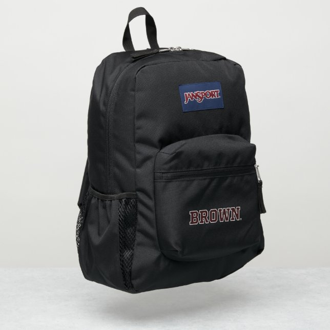 brown black text jansport backpack Right Pack - Durable Daypack with Padded 15" Laptop Sleeve, Spacious Main Compartment & Integrated Water Bottle Pocket Building on the features of the classic Cross Town pack Jansport Superbreak Plus Backpack -