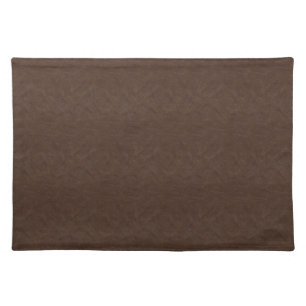 Brown Textured Leather Placemat