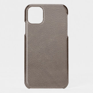 Brown Textured Leather Uncommon iPhone Case