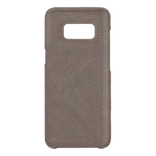 Brown Textured Leather Uncommon Samsung Galaxy S8 Case