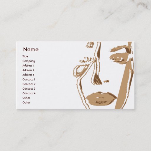 Customizable Brown Thinking - Business Business Cards