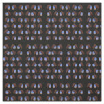 Brown Thirsty Guinea Pigs Pattern Cotton Material Fabric