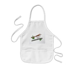 Brown Thrasher Kids Apron
