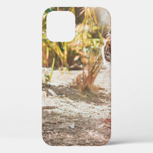 BROWN TIGER IN WALKING GESTURE iPhone 12 CASE