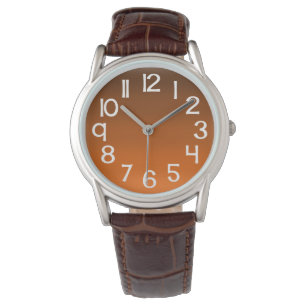 Brown to Orange Fade Watch