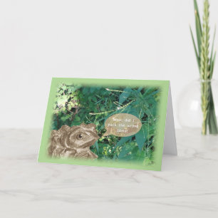 Brown Toad Card