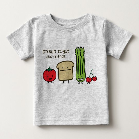 Brown Toast and Friends Baby T-Shirt