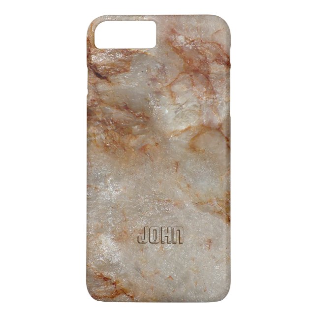 Brown Tones Marble Stone Pattern Case-Mate iPhone Case (Back)