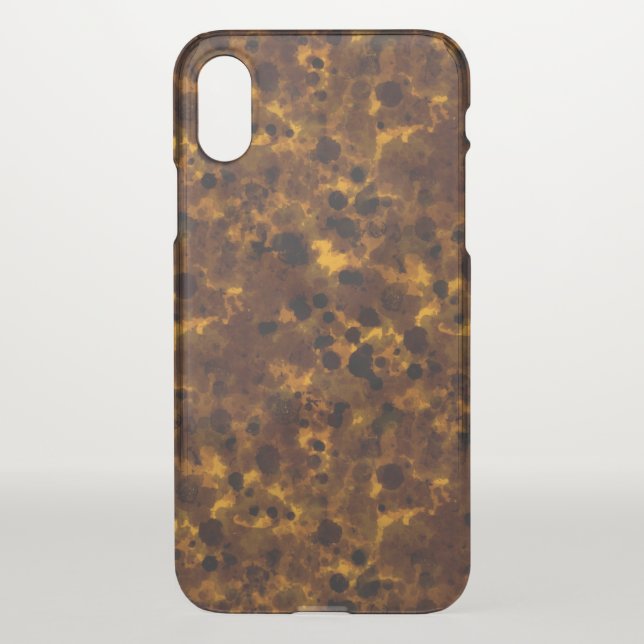 Brown Tortoise print Uncommon iPhone Case (Back)