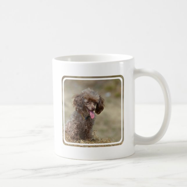 Brown Toy Poodle Coffee Mug (Right)