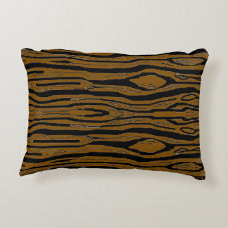 Brown Tree Bark   Accent Pillow
