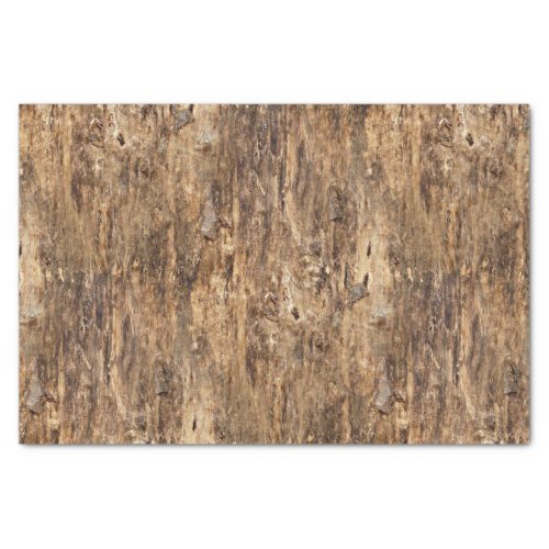 Brown Tree Bark Nature Texture Look Pattern Tissue Paper