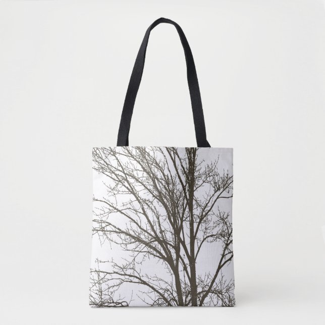 Brown Tree Branches Tote Bag (Front)