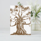 Brown Tree Illustration (Standing Front)