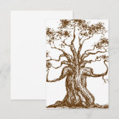 Brown Tree Illustration (Front/Back)