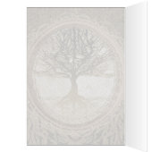 Brown Tree of Life Pattern Cards (Inside (Left))