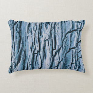 Brown tree trunk in close up photography accent pillow