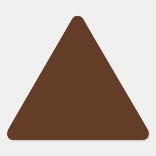 Brown Triangle Sticker