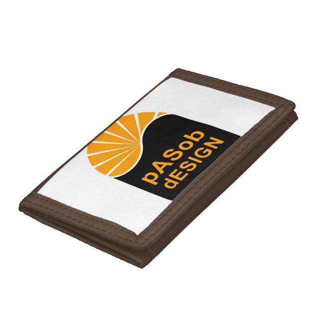 Brown TriFold Nylon Wallet (Bottom)