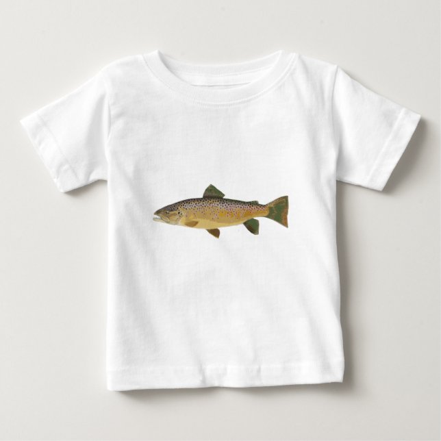 Brown Trout. Baby T-Shirt (Front)