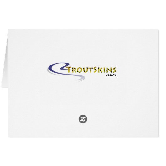 Brown Trout - Card (Back Horizontal)