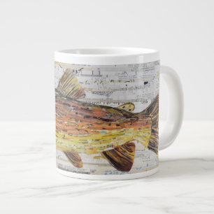 Brown Trout Collage 20oz Coffee Mug by C.E. White
